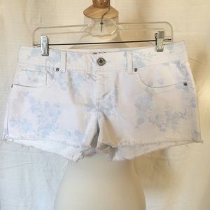 shorts - cotton polyester baby blue/white - junior 11